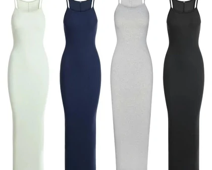 Sleeveless dresses illustrating the womenswear category